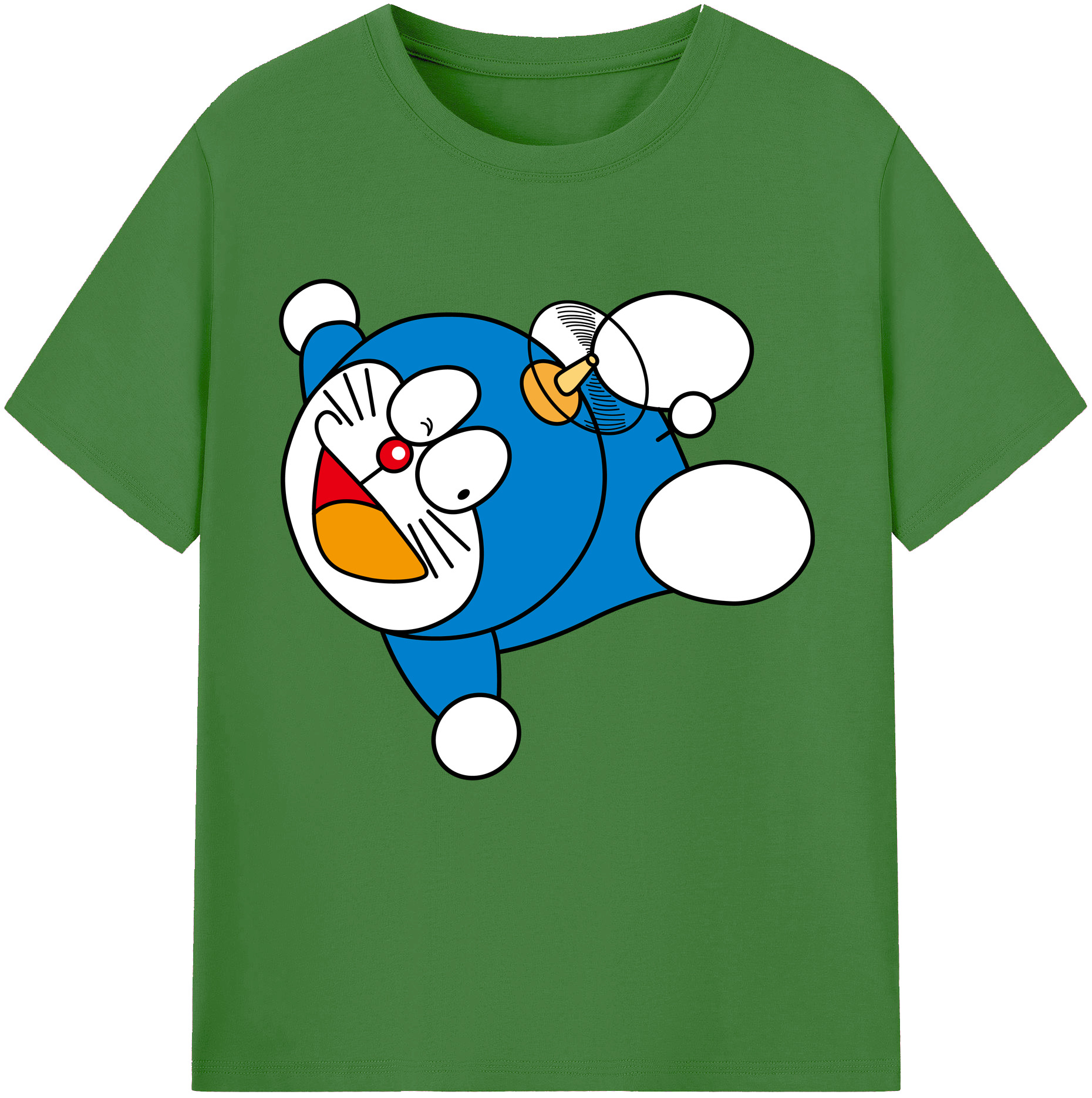 （画像用） ドラえもん Doraemon レディースカジュアルプリントTシャツ（綿100％）